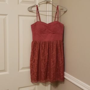 Pink Lace Dress